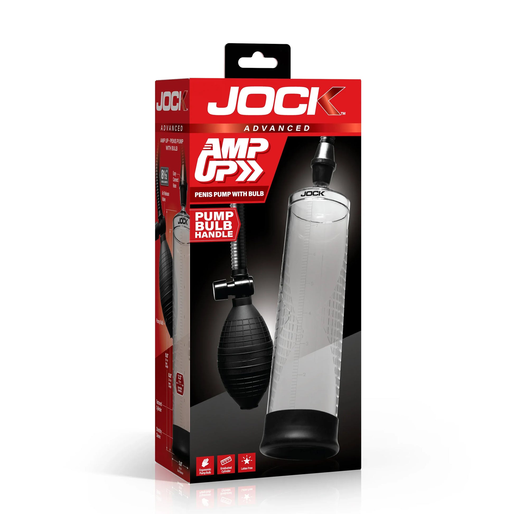 JOCK Penis Pumps Jock Advanced Amp Up Penis Pump With Bulb