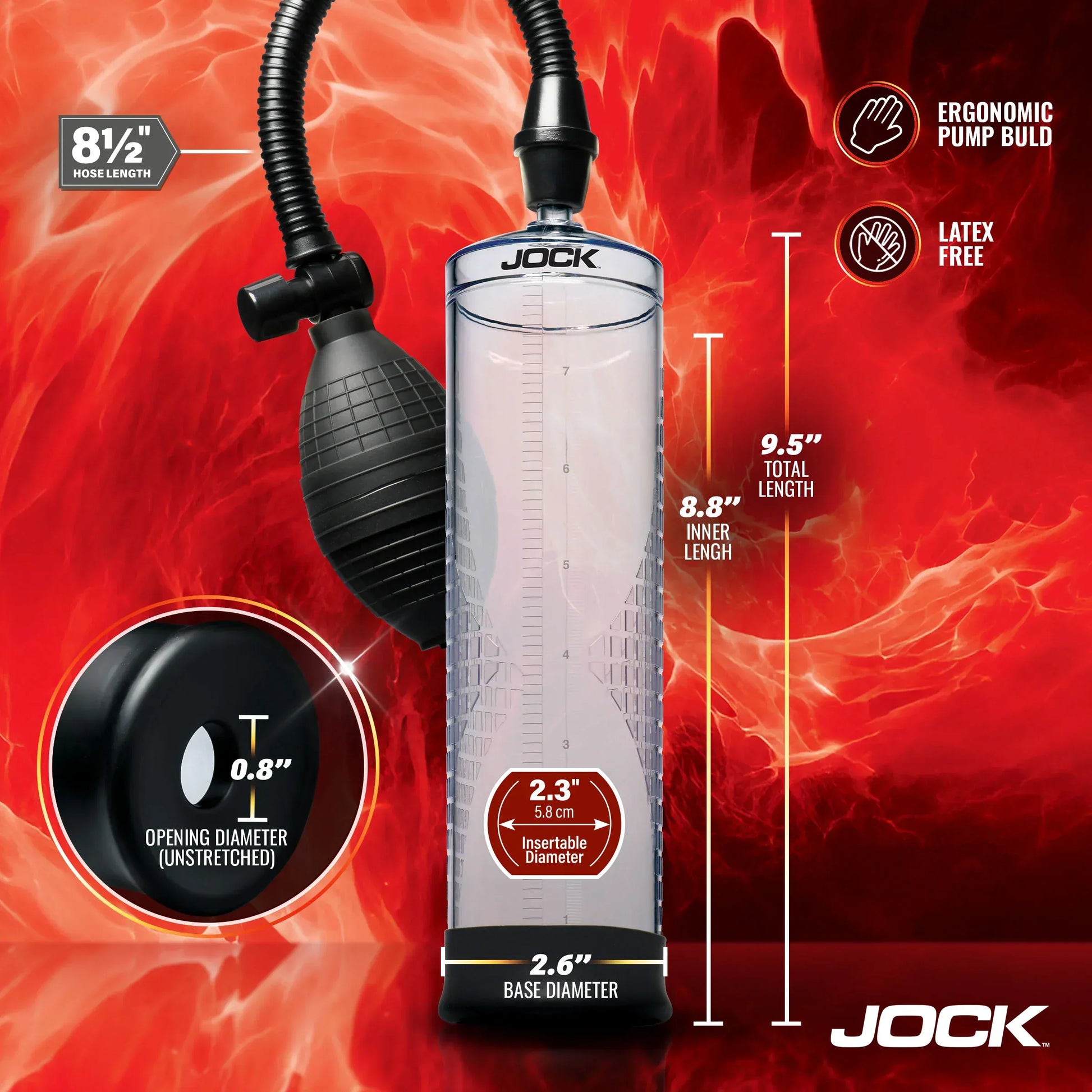 JOCK Penis Pumps Jock Advanced Amp Up Penis Pump With Bulb