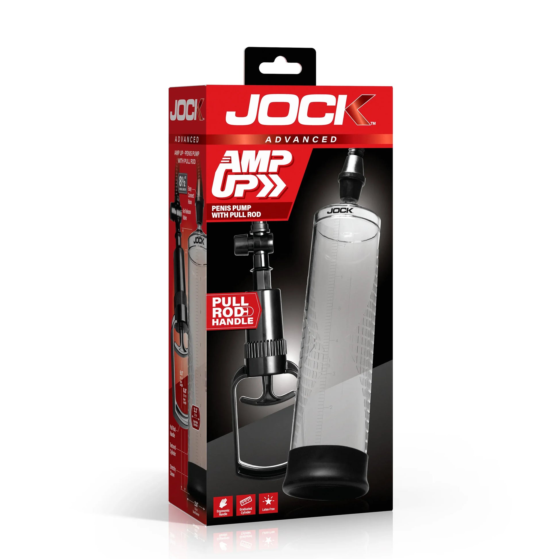 JOCK Penis Pumps Jock Advanced Amp Up Penis Pump with Pull Rod Handle
