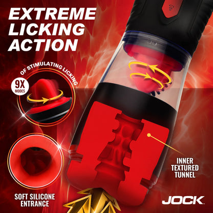 JOCK Male Masturbators Jock Advanced Blow Job Sucking, Licking, & Vibrating Masturbator