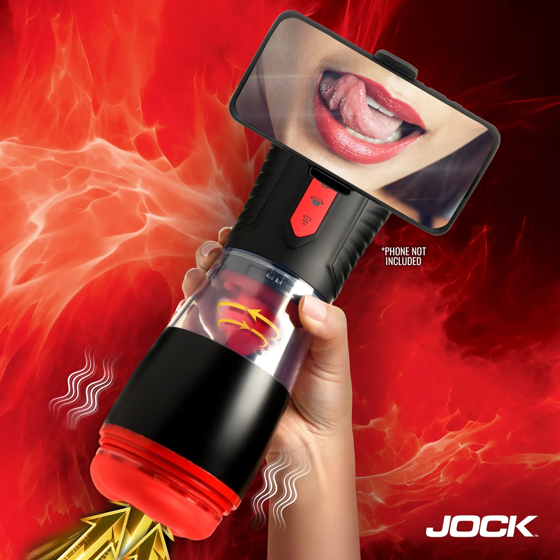 JOCK Male Masturbators Jock Advanced Blow Job Sucking, Licking, & Vibrating Masturbator