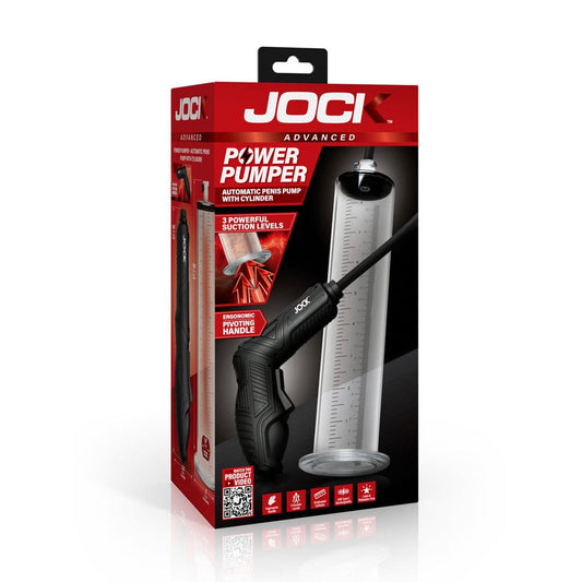 JOCK Penis Pumps Jock Advanced Power Pumper Automatic Penis Pump With Cylinder