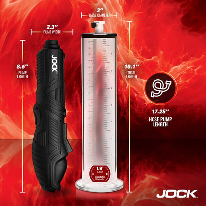 JOCK Penis Pumps Jock Advanced Power Pumper Automatic Penis Pump With Cylinder