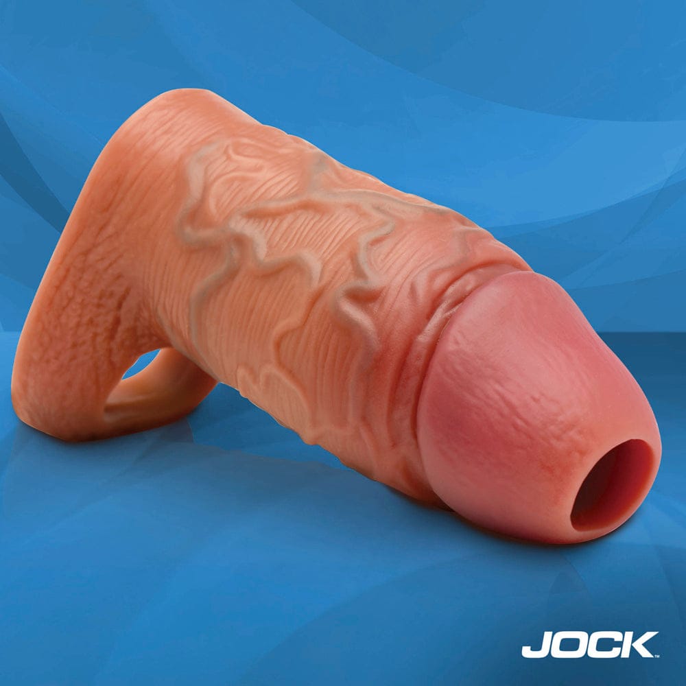 JOCK Male Enhancement Jock Enhancers Realistic Silicone Penis Enhancer With Ball Strap