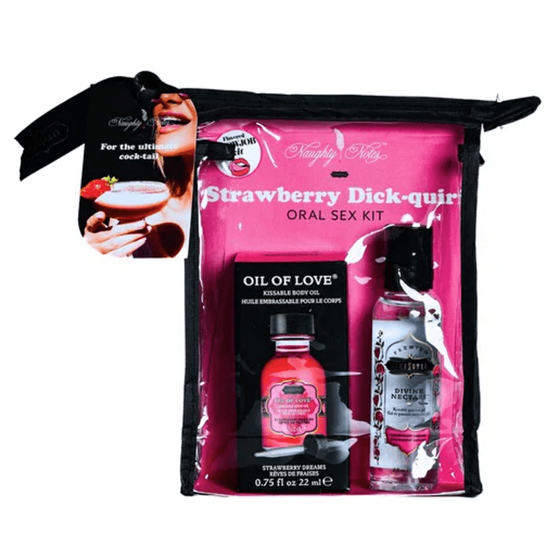 Kama Sutra Lubes & Lotions Kama Sutra Strawberry Dick-quiri Oral Sex Cocktail Kit