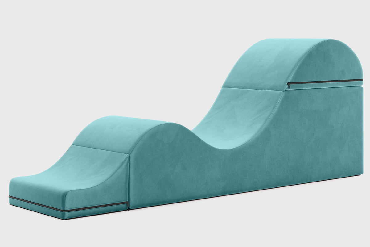 Liberator Aria Flip Chaise teal sex furniture