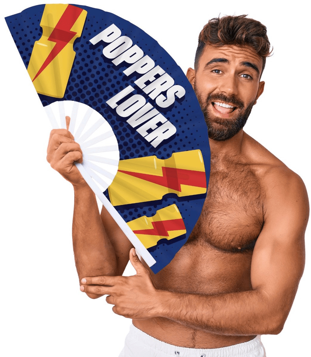 M Proud Novelties & Parties M Proud Poppers Lover 25" Fan