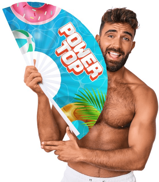 M Proud Novelties & Parties M Proud Power Top 25" Fan