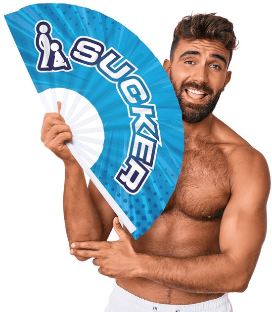 M Proud Novelties & Parties M Proud Sucker 25" Fan