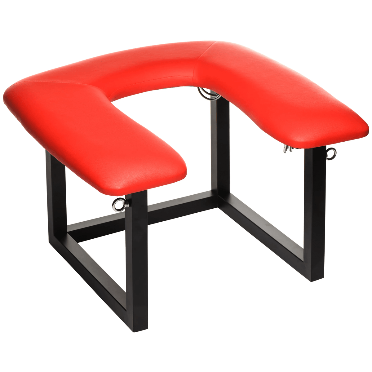 Master Series Face Rider Queening Chair with a padded vegan leather seat