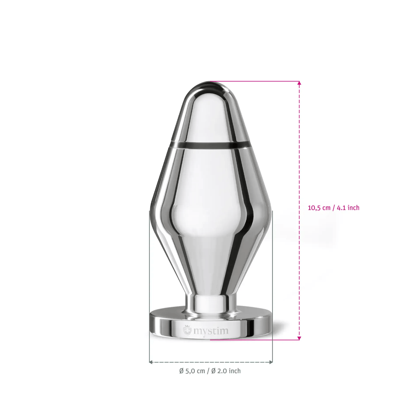 Mystim Electro-sex Toys Mystim Big John E-Stim Butt Plug