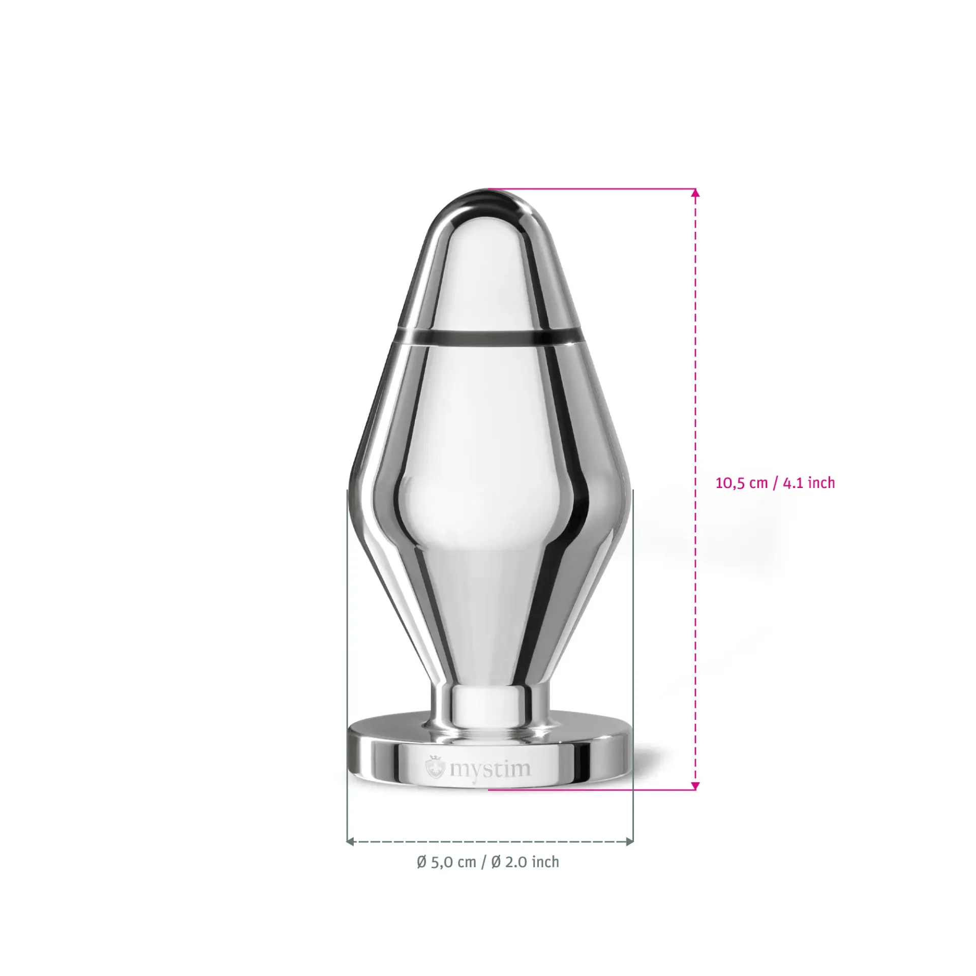 Mystim Electro-sex Toys Mystim Big John E-Stim Butt Plug