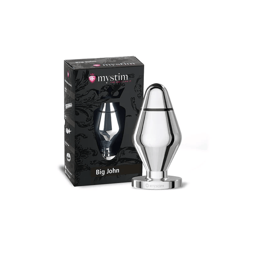 Mystim Big John e-Stim Butt Plug with box
