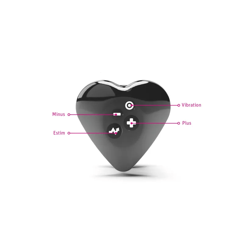 Mystim Mystim Heart's Desire eStim Lay-On Vibrator