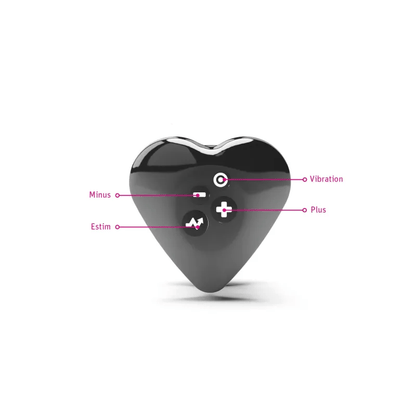 Mystim Mystim Heart's Desire eStim Lay-On Vibrator