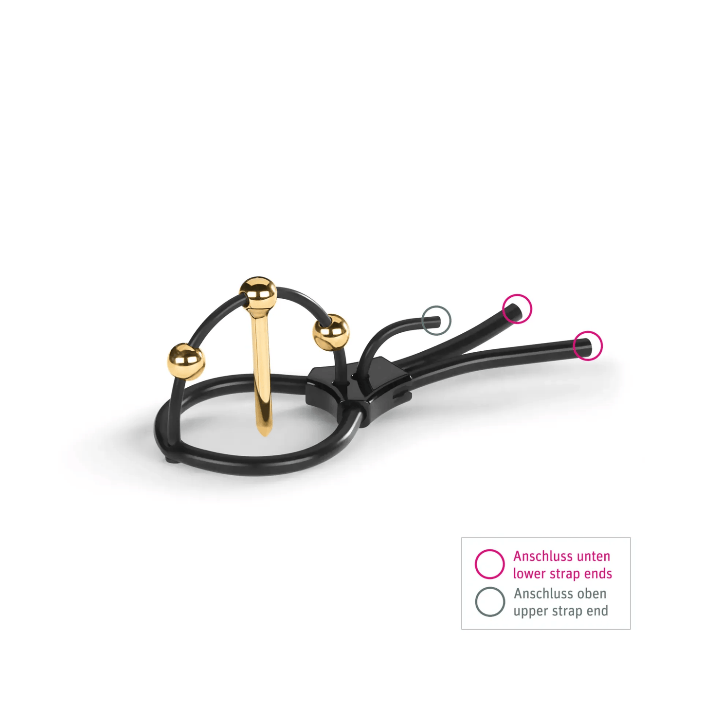 Mystim Plunging Pete Corona Strap with Urethral Sound product view 4 Canada