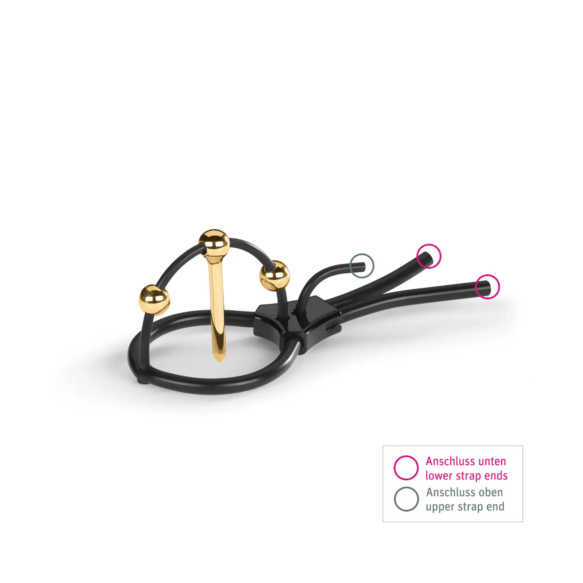 Mystim Plunging Pete Corona Strap with Urethral Sound product view 4 Canada