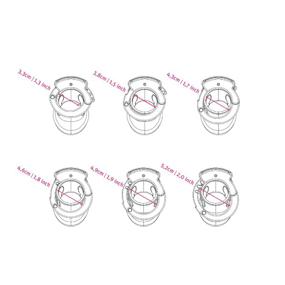 Mystim Chastity Device Mystim Pubic Enemy No.2 eStim Cock Cage