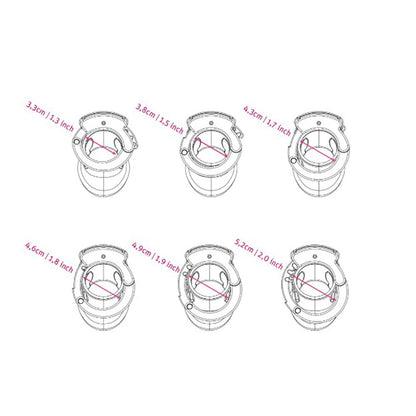 Mystim Chastity Device Mystim Pubic Enemy No.2 eStim Cock Cage