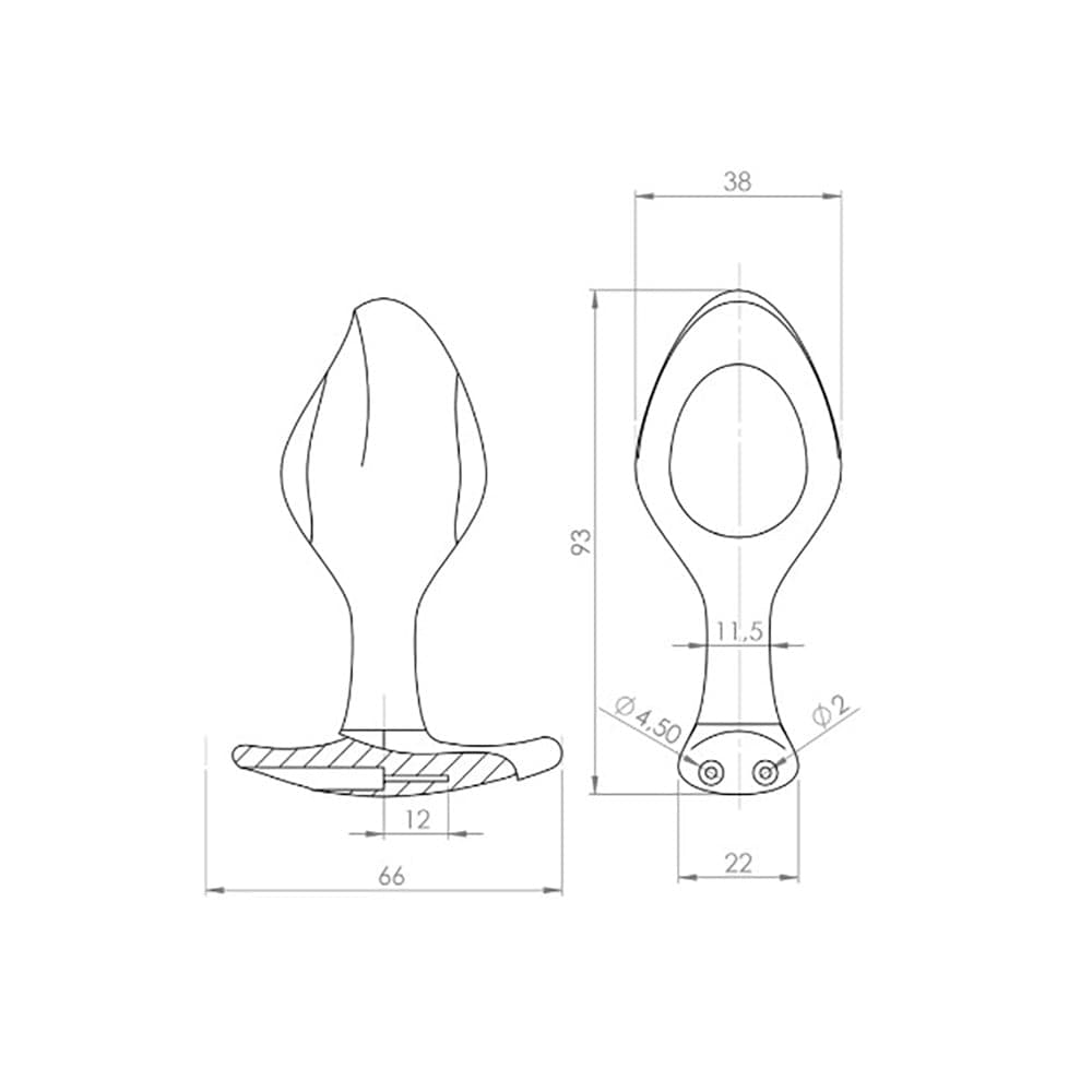 Mystim Anal Toys Mystim Rocking Vibe eStim Butt Plug