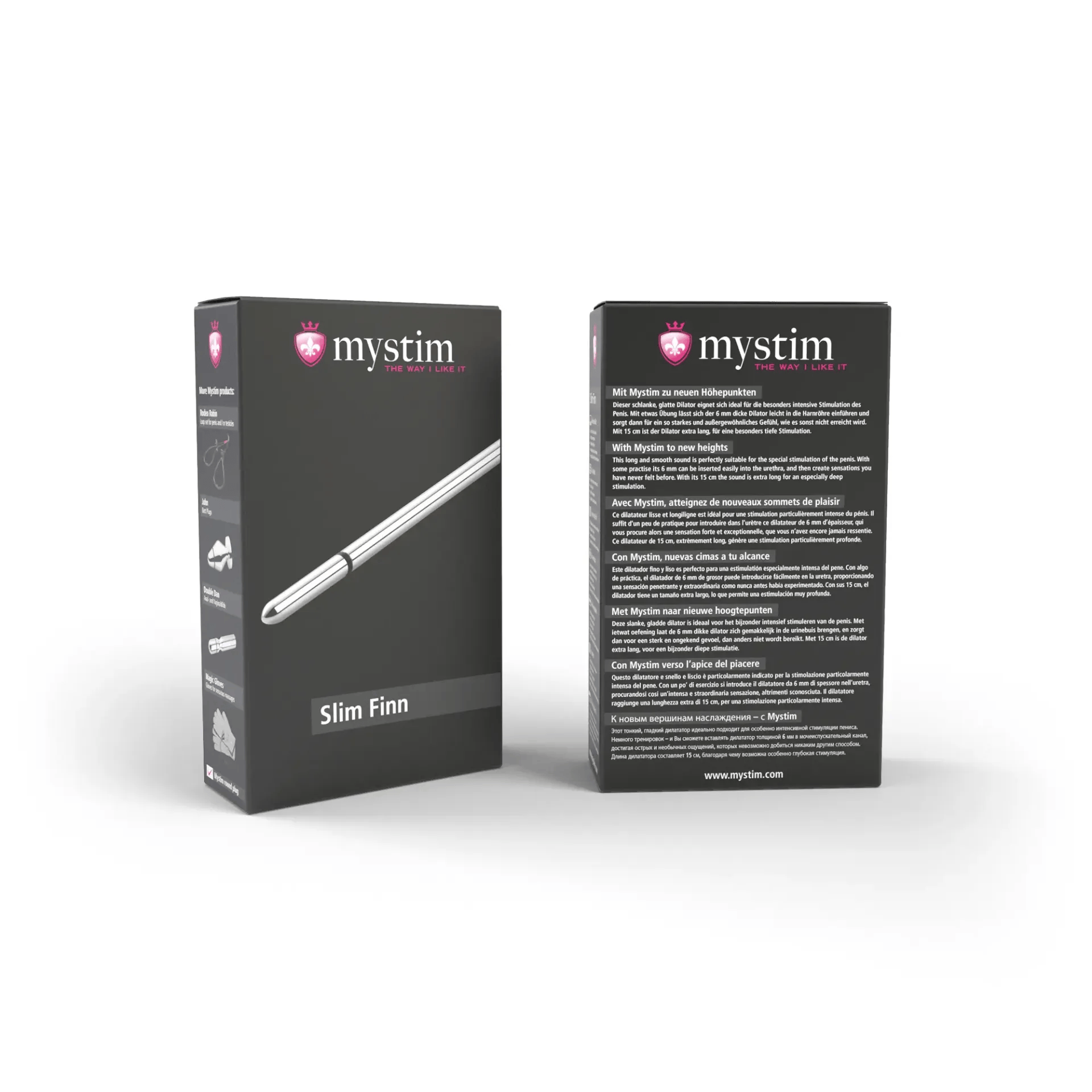 Mystim Electro-sex Toys Mystim Slim Finn eStim Dilator Plug