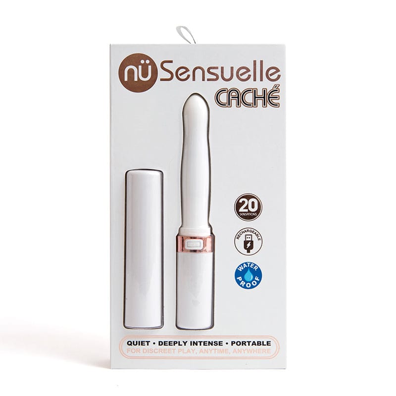 Nü Sensuelle Vibrators White Nu Sensuelle Cache