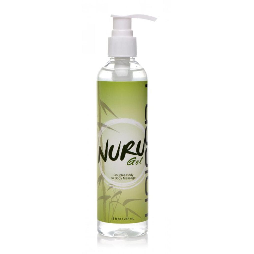 Nuru massage kit with inflatable massage sheet and gel