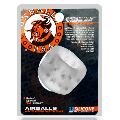 OXBALLS For Him Clear Ice Oxballs Airballs Air-Lite Vented Ballstretcher