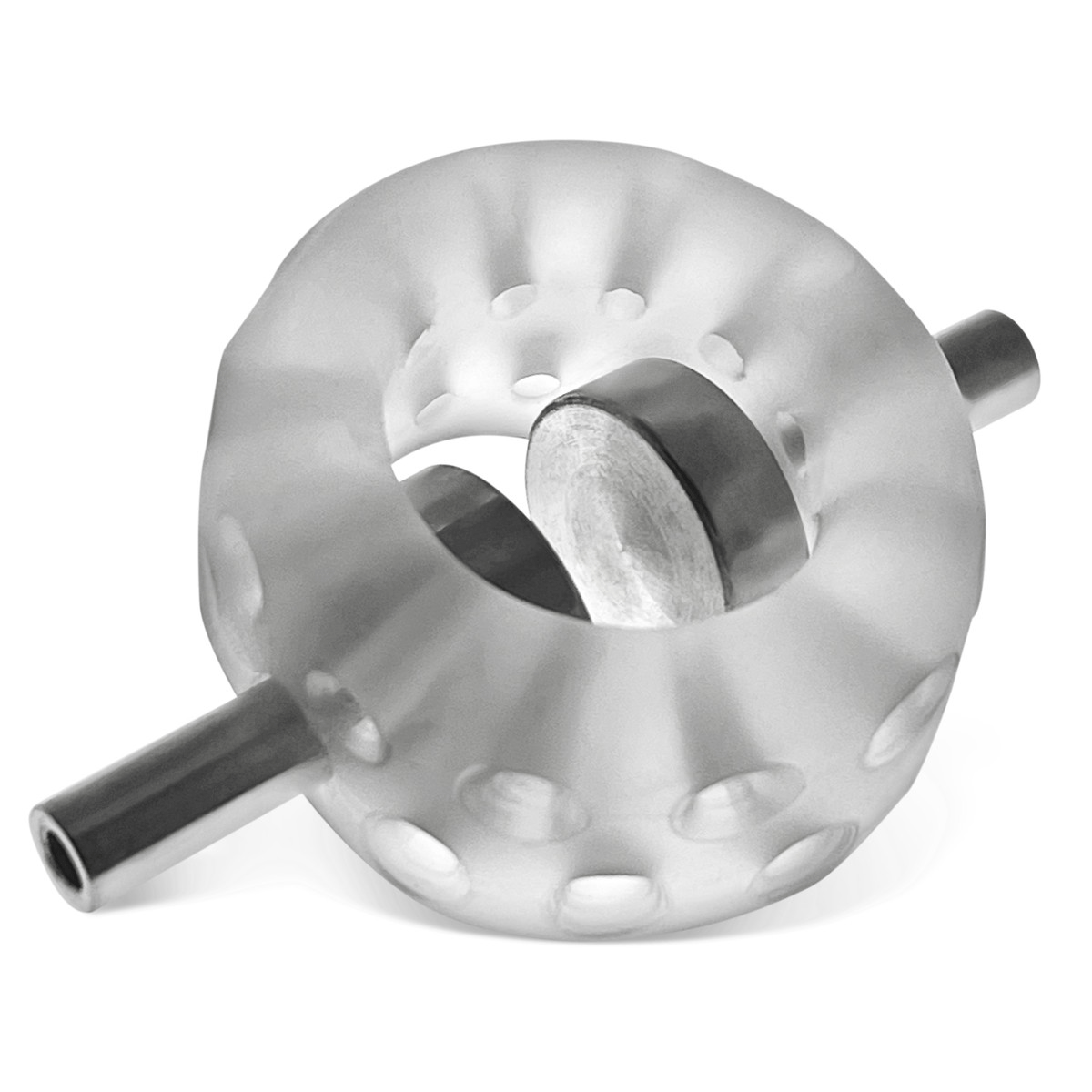 OXBALLS AIRBALLS ELECTRO, air-lite ballstretcher, CLEAR ICE