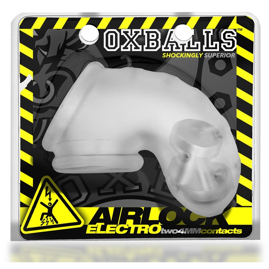 Oxballs Airlock Electro Chastity Cage - XOXTOYS