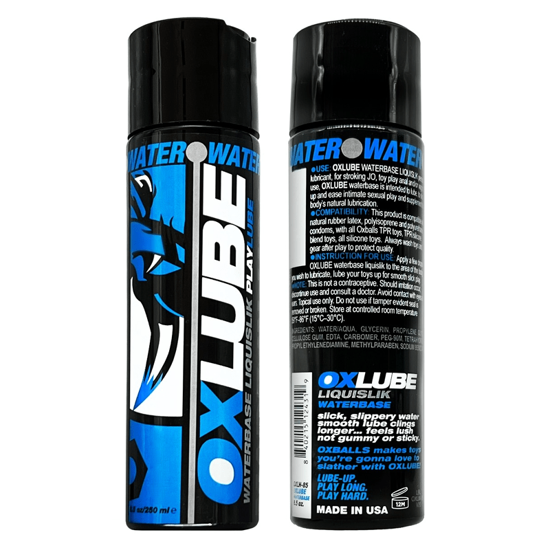 OXBALLS Lubes Oxballs Oxlube Waterbase Liquisilk Playlube