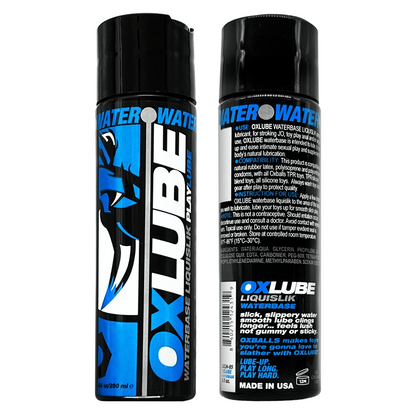 OXBALLS Lubes Oxballs Oxlube Waterbase Liquisilk Playlube