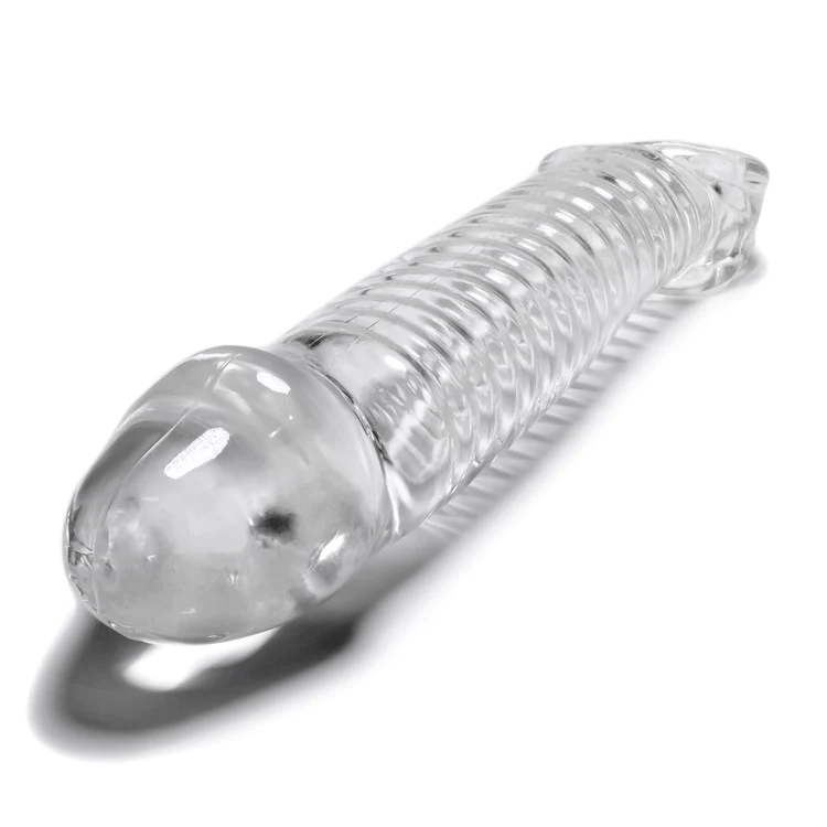 OXBALLS Muscle Cocksheath showing ribbed sleeve detail