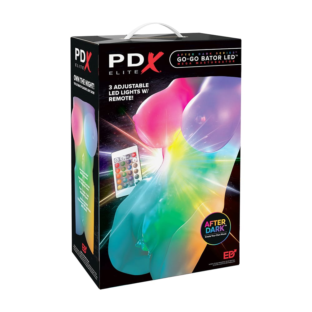 Pipedream Products Male Masturbators Pipedream PDX Elite After Dark Go-Go Bator LED Mega Masturbator