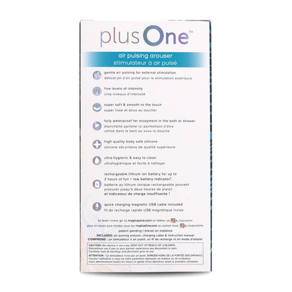PlusOne Air Pulsing Arouser with soft silicone contact area