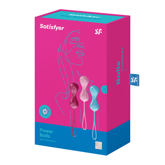 Satisfyer Satisfyer Power Balls (set of 3) - turquoise, red, pink