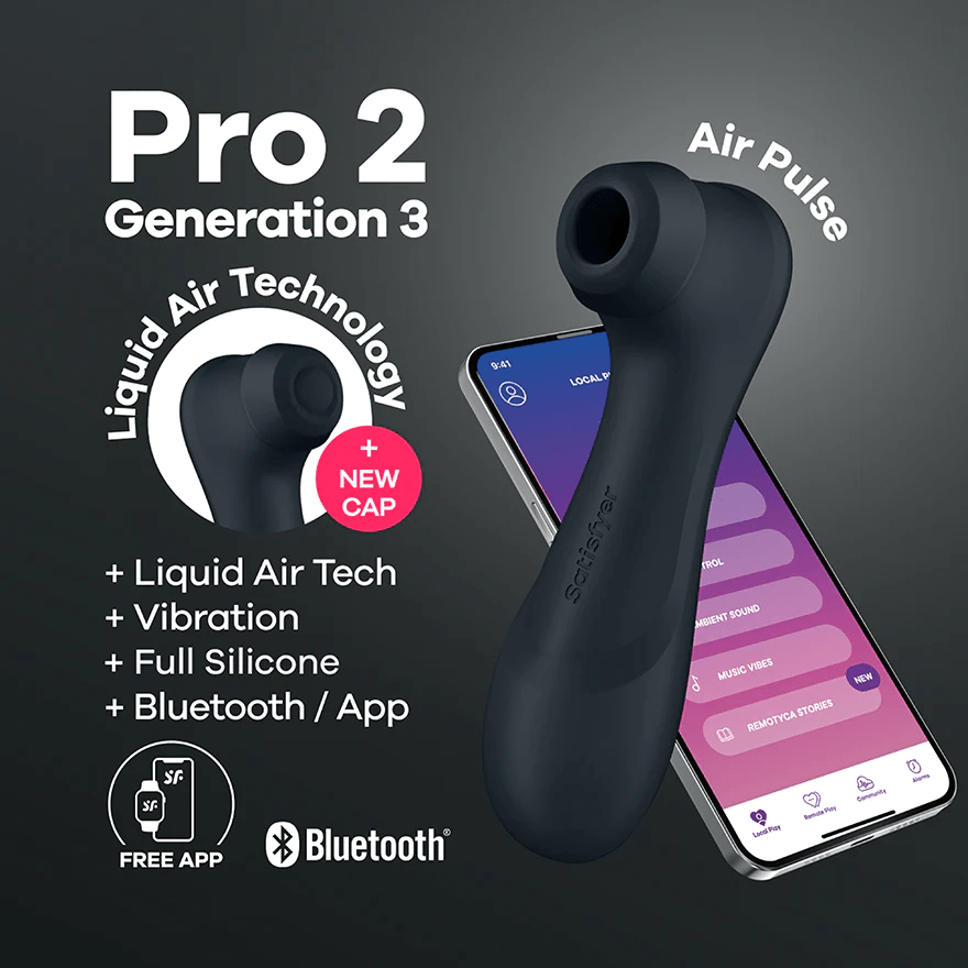 Satisfyer Clitoral Stimulators Satisfyer Pro 2 Gen 3 Connect App Stimulator