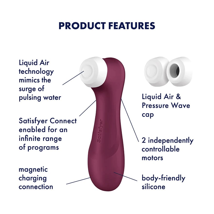 Satisfyer Clitoral Stimulators Satisfyer Pro 2 Gen 3 Connect App Stimulator