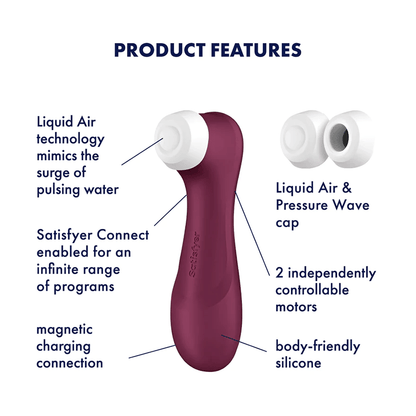 Satisfyer Clitoral Stimulators Satisfyer Pro 2 Gen 3 Connect App Stimulator