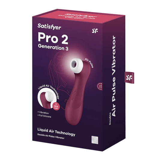 Satisfyer Clitoral Stimulators Wine Red Satisfyer Pro 2 Gen 3 Clitoral Stimulator