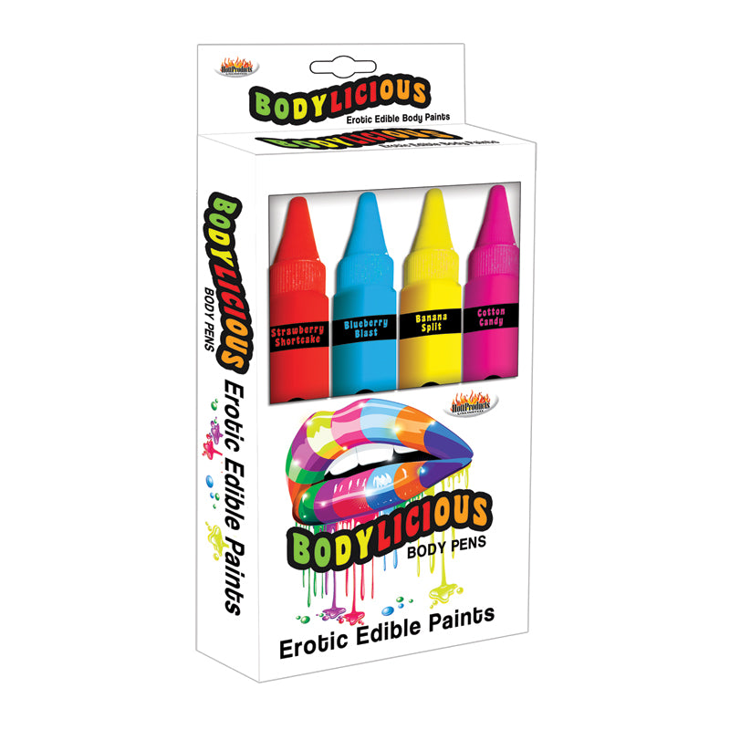 Hott Products Bodylicious Edible Body Pens - XOXTOYS