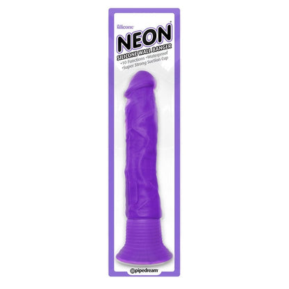 Pipedream Products Dildos Purple Pipedream Products Neon Silicone Wall Banger Dildo