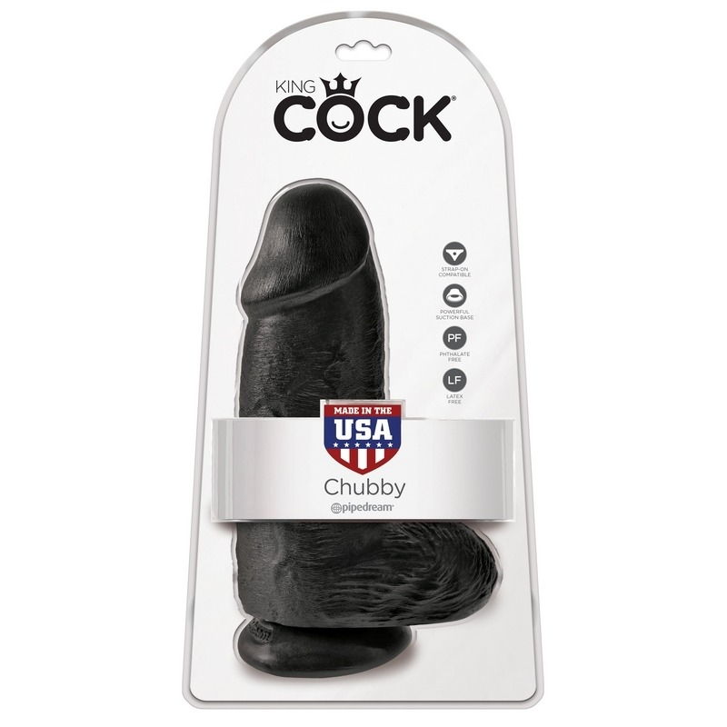 Pipedream Products King Cock 9" Chubby Black - XOXTOYS