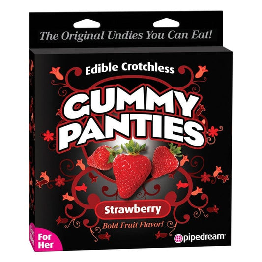 Pipedream Products Sensual Love Pipedream Products Edible Crotchless Gummy Panty Strawberry