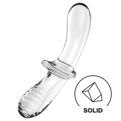 Satisfyer Double Crystal Glass Dildo - XOXTOYS