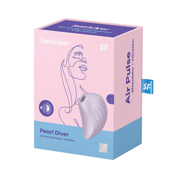 Satisfyer Clitoral Stimulators Violet Satisfyer Pearl Diver