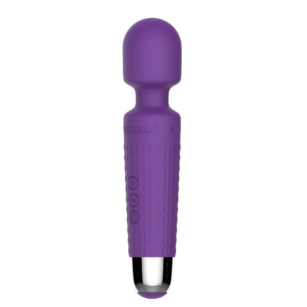 Shibari Mini Halo Wand in Amethyst Purple