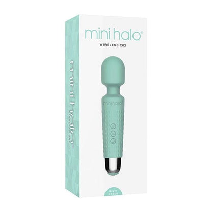 Shibari Mini Halo Wand Minty Green packaging