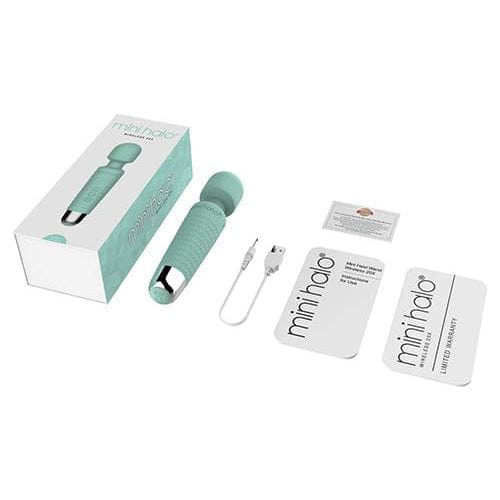 Shibari Mini Halo Wand Minty Green side view