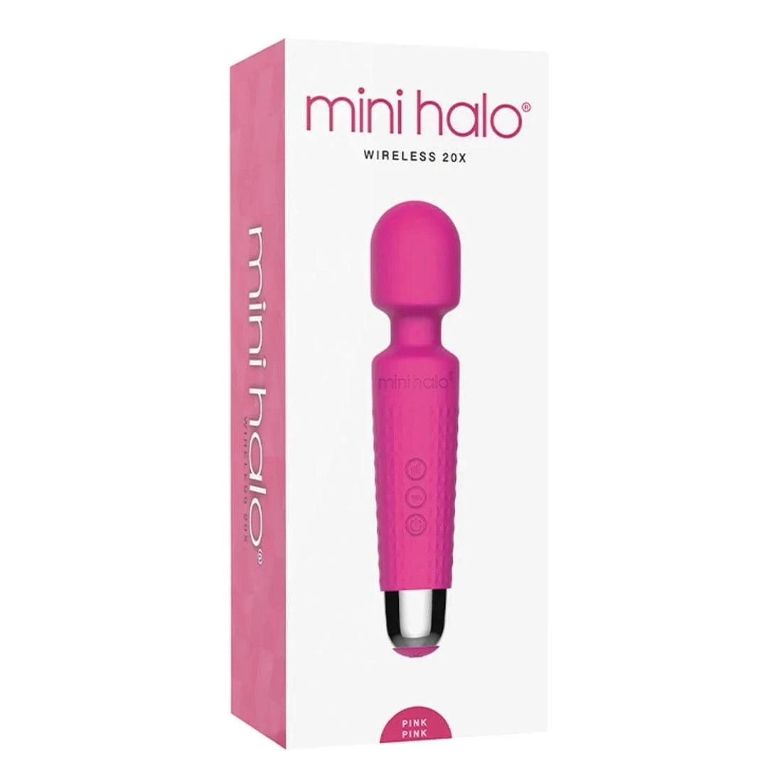 Shibari Mini Halo Wand pink retail packaging